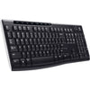 Logitech wireless keyboard k270 (zwart, eu lay-out (qwerty), rubberdome)