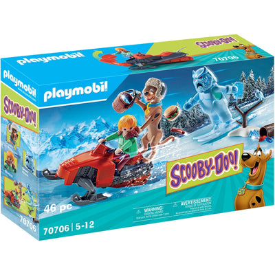 Playmobil scooby-doo! - avontuur met snow ghost constructiespeelgoed (70706)