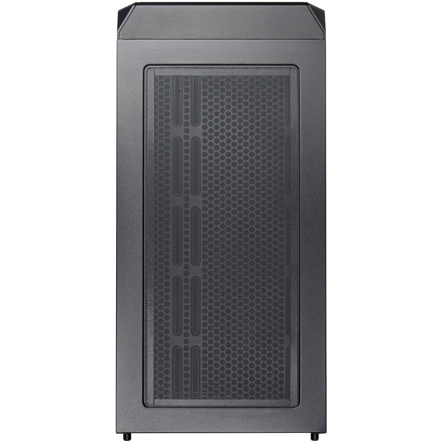 Silverstone sst-sed1-b midi tower behuizing (zwart | 2x usb-a | 1x usb-c)