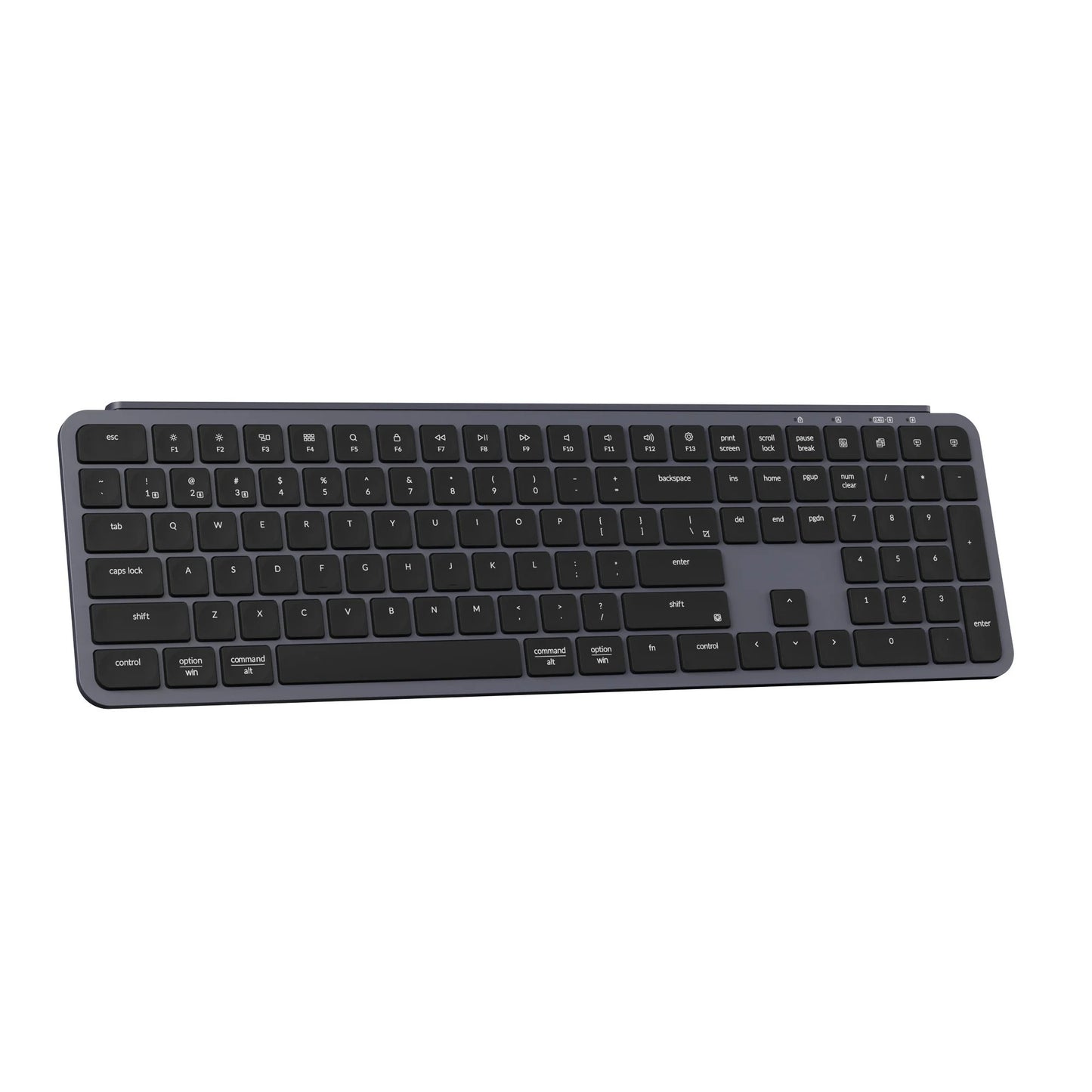 Keychron b6 pro-k1 toetsenbord (zwart, us lay-out (qwerty), scissor switches, 100%, abs, 2.4 ghz | bluetooth 5.2 | usb-c)