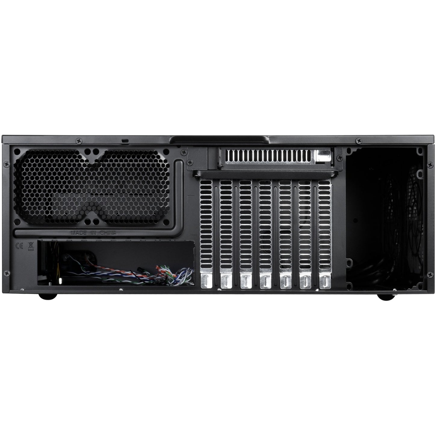 Silverstone sst-gd10b htpc behuizing (zwart | 2x usb-a)