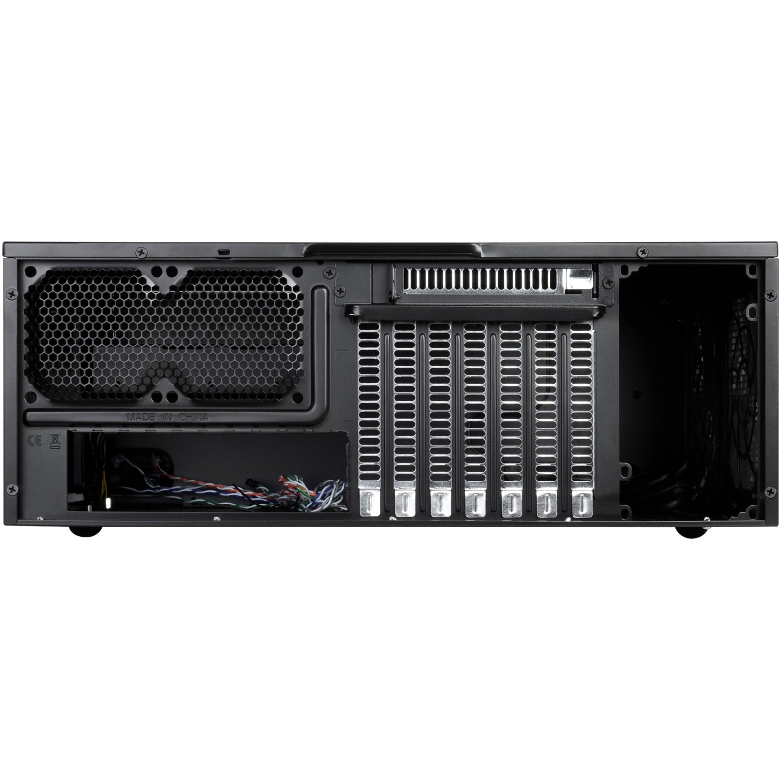 Silverstone sst-gd10b htpc behuizing (zwart | 2x usb-a)
