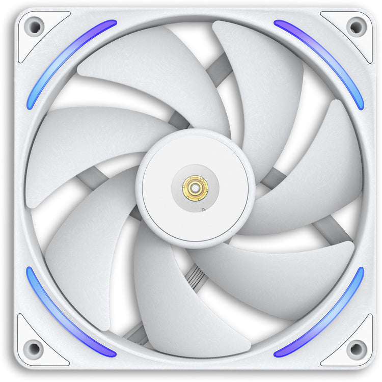 Nzxt f140x rgb case fan (wit, 140 x 140 x 30 mm, pwm)