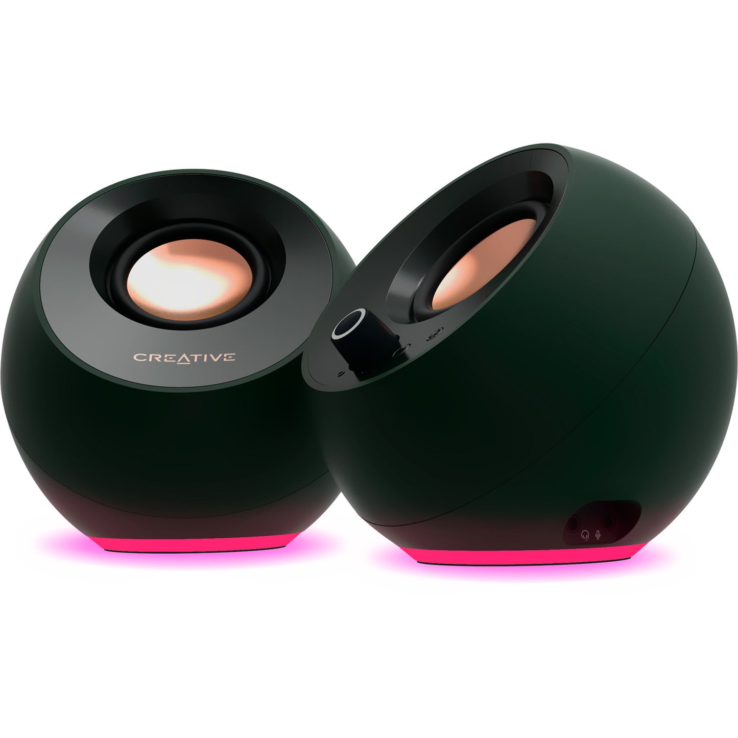 Creative pebble pro pc-luidspreker (zwart, aux, usb-a, usb-c, bluetooth 5.3, rgb)