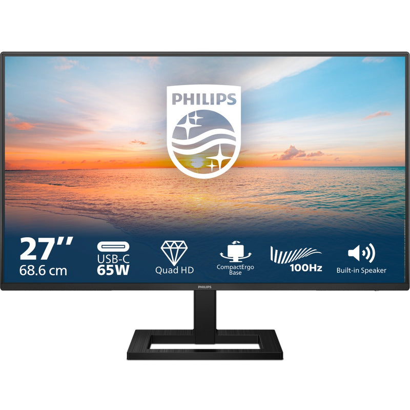 Philips 27e1n1600ae 00 27 monitor (zwart, hdmi, 2x usb-a, usb-c)
