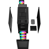 Deepcool ch560 midi tower behuizing (zwart | 1x usb-a | 1x usb-c | rgb | window) - afbeelding 14