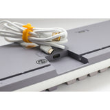 Ducky one 3 mist grey rgb mechanisch toetsenbord (lichtgrijs, us lay-out (qwerty), cherry mx red, 100%, rgb led, double-shot pbt, hot-swappable, quack mechanics) - afbeelding 8