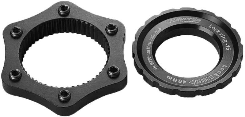 Reverse components center lock adapter schwarz