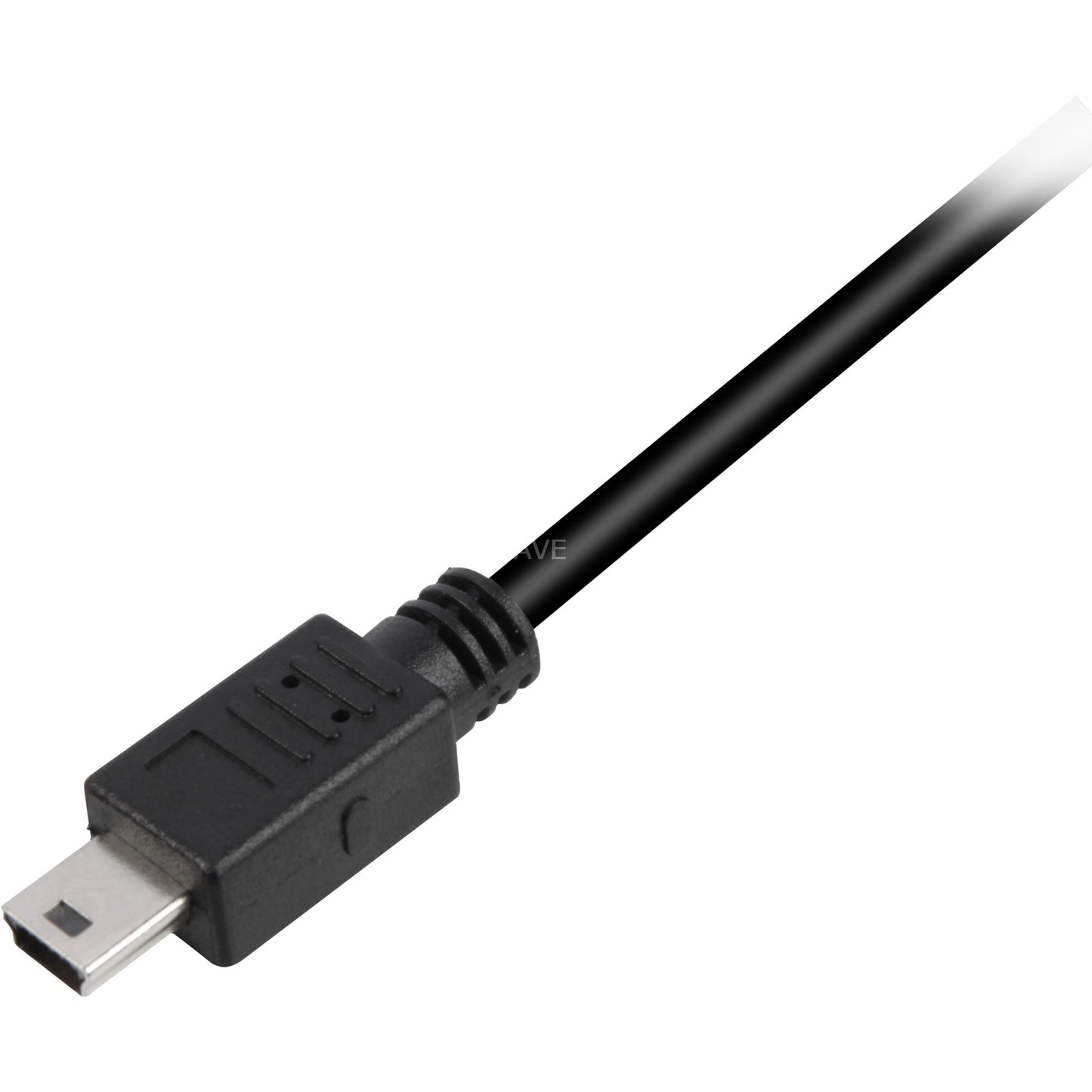 Sharkoon usb-a 2.0 > mini usb-b kabel (zwart, 2 meter, dubbele afscherming)