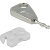 Delock usb port blocker voor usb-a female insteekslot (wit zilver)