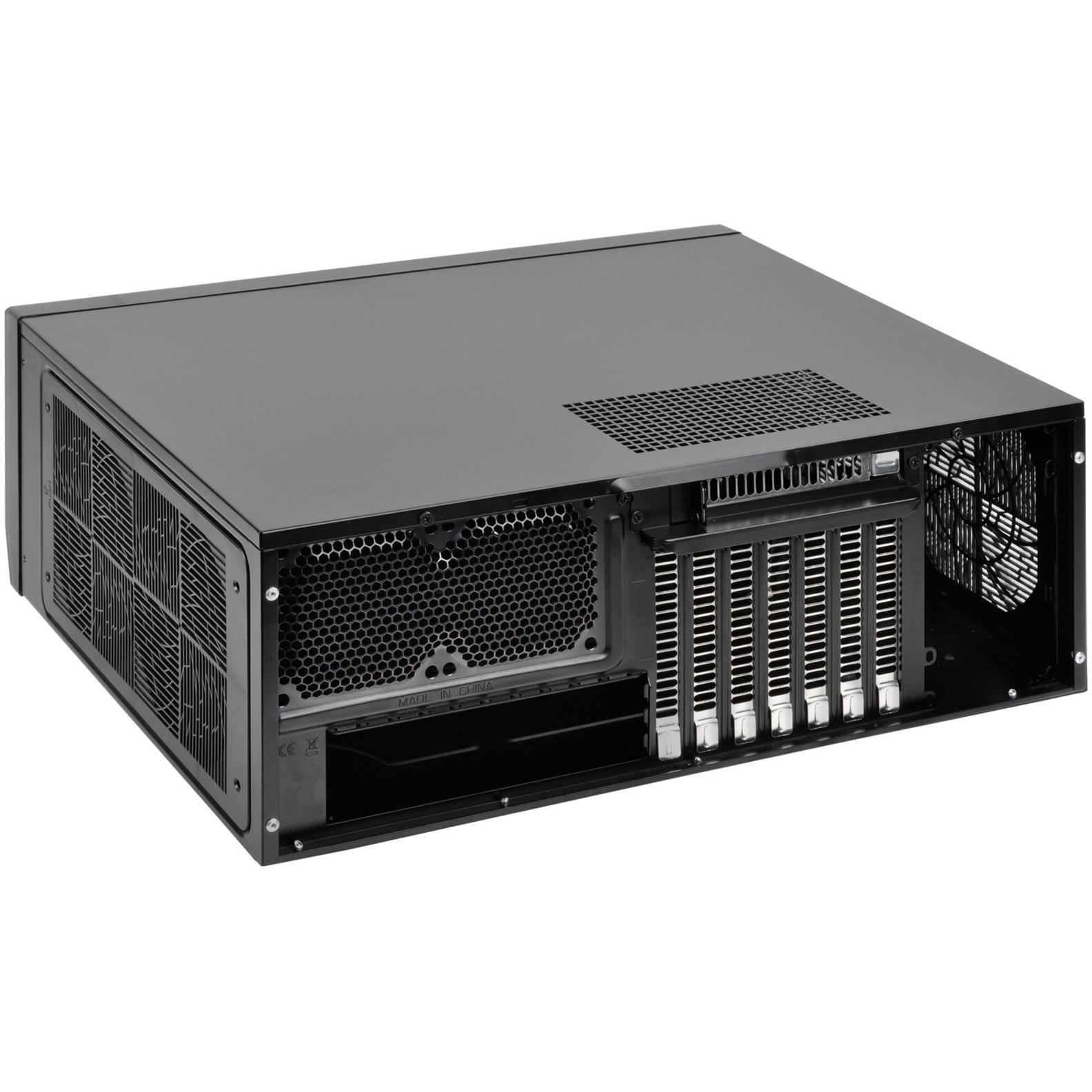 Silverstone sst-gd09b-c htpc behuizing (zwart | 1x usb-a | 1x usb-c)