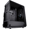 Fractal design meshify c midi tower behuizing (zwart | 2x usb-a | tempered glass)