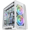 Thermaltake view 51 tg snow argb edition midi tower behuizing (wit | 4x usb-a | 1x usb-c | rgb | window)