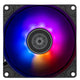 Silverstone air slimmer 90 argb case fan (zwart, 92 x 92 x 15 mm, pwm)