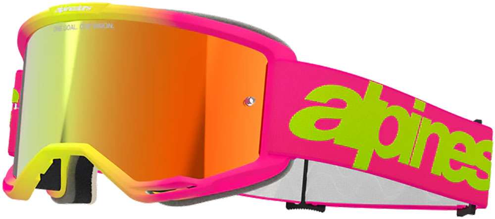 Alpinestars vision 5 wordmark (mirror red) - mtb goggle