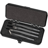 Wiha smd-pincetset professional esd grijptang (zwart) - afbeelding 1