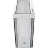 Cooler master masterbox 600 lite midi tower behuizing (wit | 2x usb-a | 1x usb-c | rgb | tempered glass)