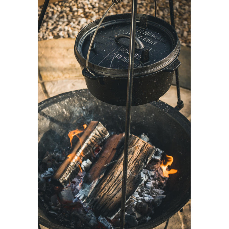The windmill dutch oven 4,5 qt kookpan (zwart, ø 25.5 cm | 3.8 liter)