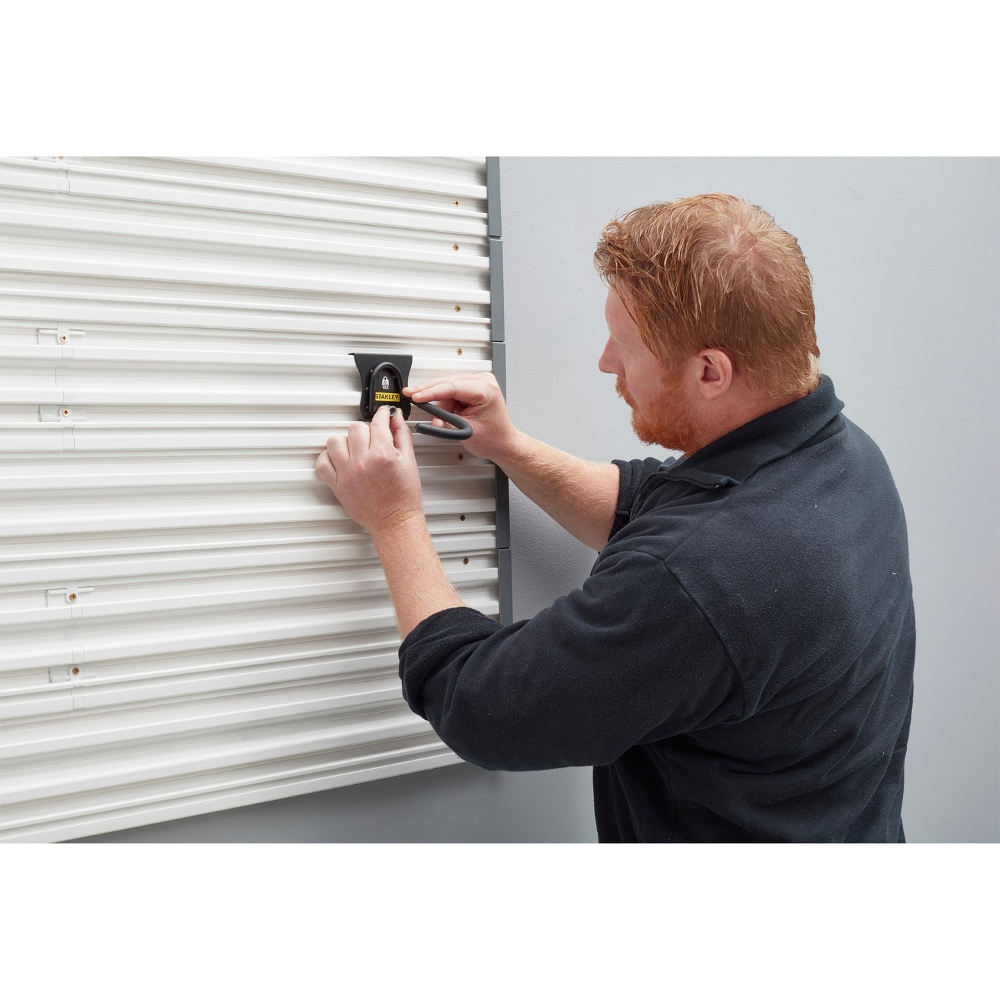 Stanley track wall® fietshaak verticaal