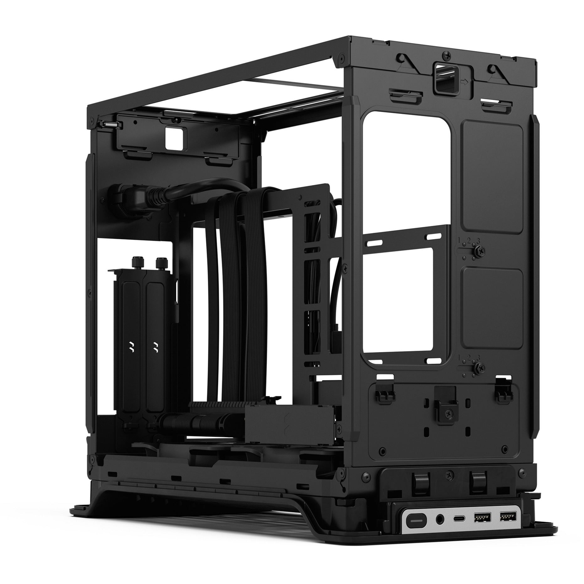 Fractal design era 2 silver mini tower behuizing (zilver | 2x usb-a | 1x usb-c)