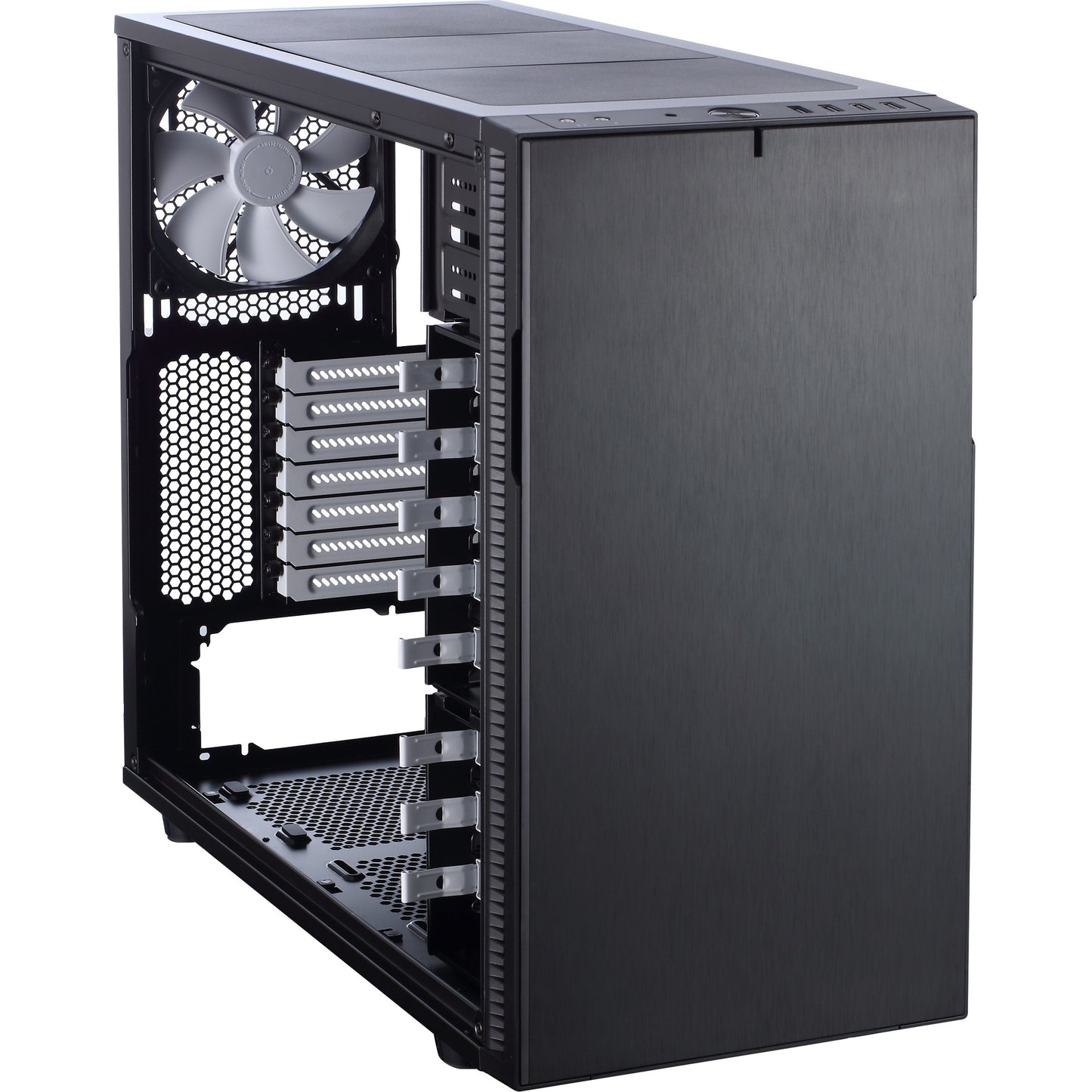 Fractal design define r5 midi tower behuizing (zwart | 4x usb-a)