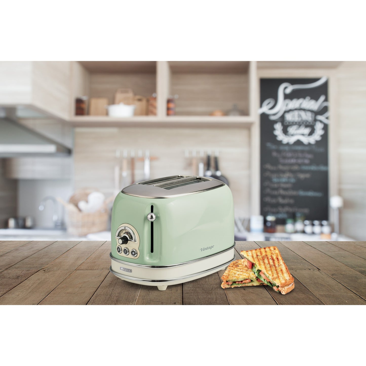 Ariete vintage broodrooster 0155 14 (lichtgroen)