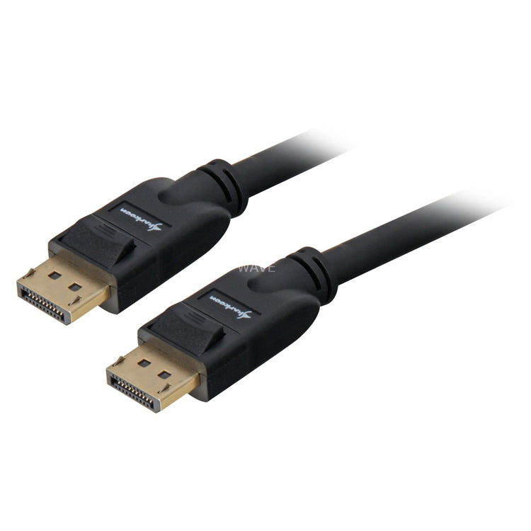 Sharkoon displayport 1.3 kabel (zwart, 2 meter, 4k)
