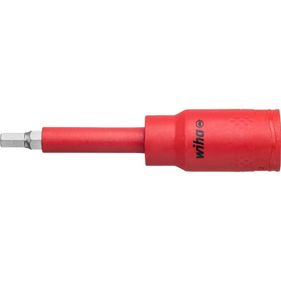 Wiha ratelsleutelset geïsoleerd 1 2 dopsleutel (rood geel, 20-delig in koffer)