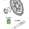 Remschijf borgringafnemer Shimano TL-LR11