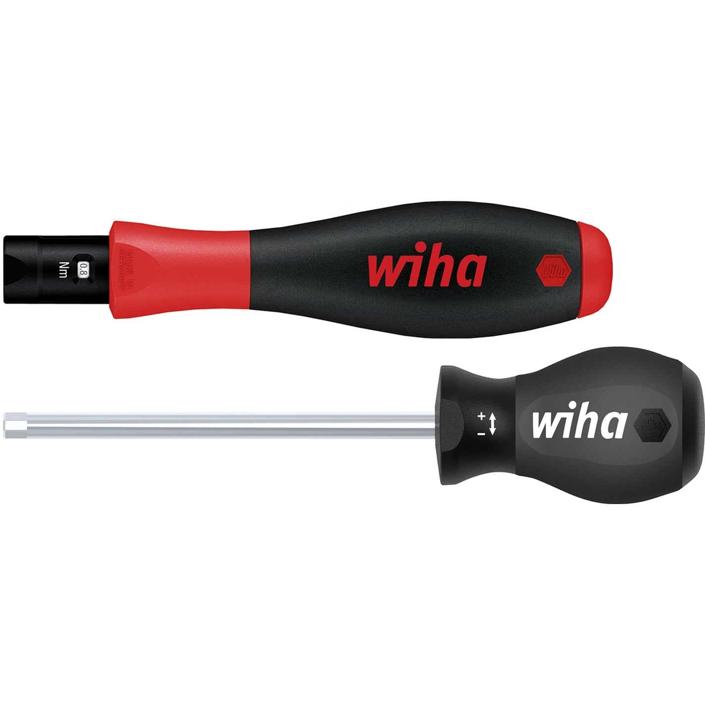 Wiha momentschroevendraaier torquevario-s (zwart rood, 2-delig, 0,04 - 0,46 nm)