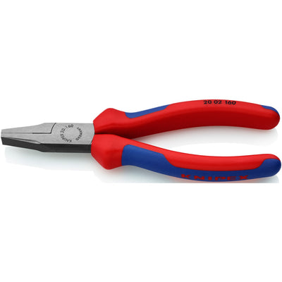 Knipex platbuigtang 20 02 160 grijptang (rood blauw)