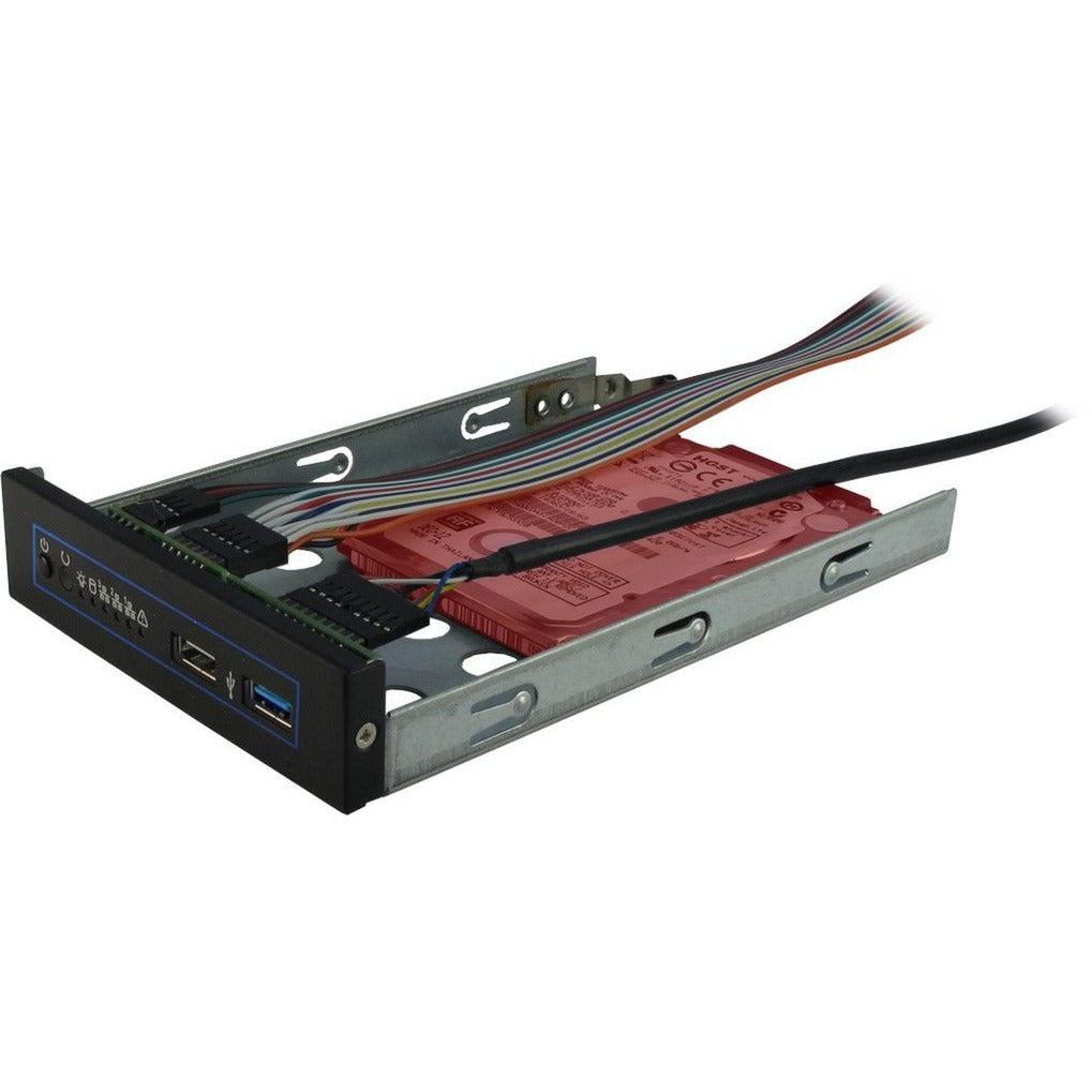 Inter-tech ipc 2u-20255 rack behuizing (zwart | 2x usb-a)
