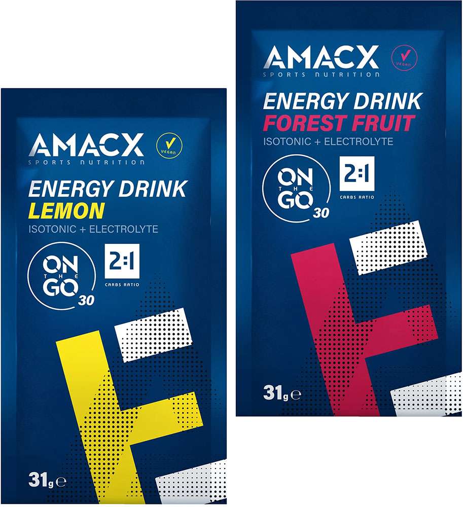 Amacx energy drink on the go 2:1