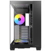 Antec c8 argb midi tower behuizing (zwart | 2x usb-a | 1x usb-c | tempered glass)
