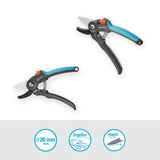 Gardena snoeischaar premiumcut voor droog hout (grijs turquoise, aambeeldsnede, 20 mm snoeidiameter) - afbeelding 6