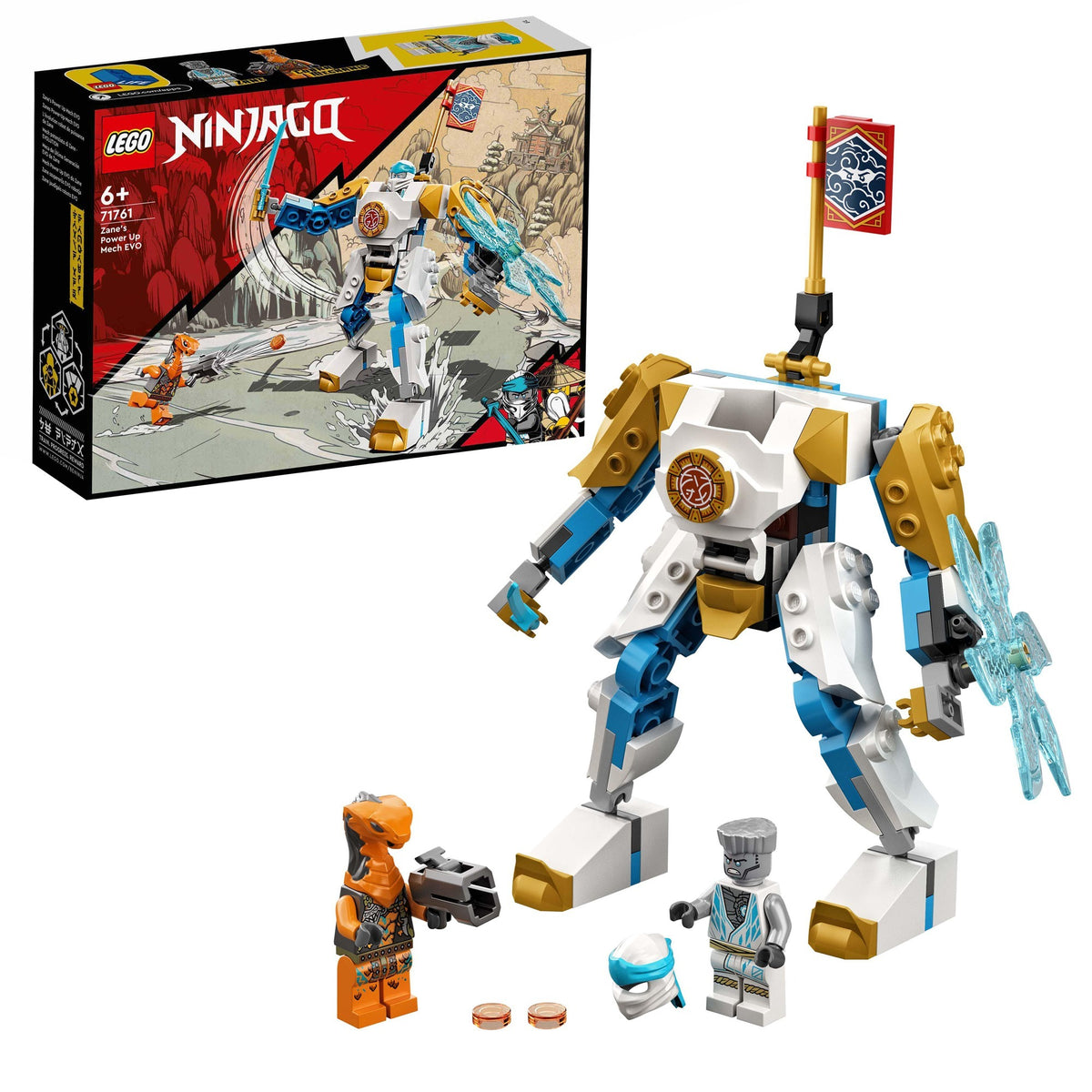 Lego ninjago - zane's power-upmecha evo constructiespeelgoed (71761)