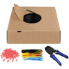 Goobay patchkabel cat.6 u utp, outdoor (zwart, 100 meter)