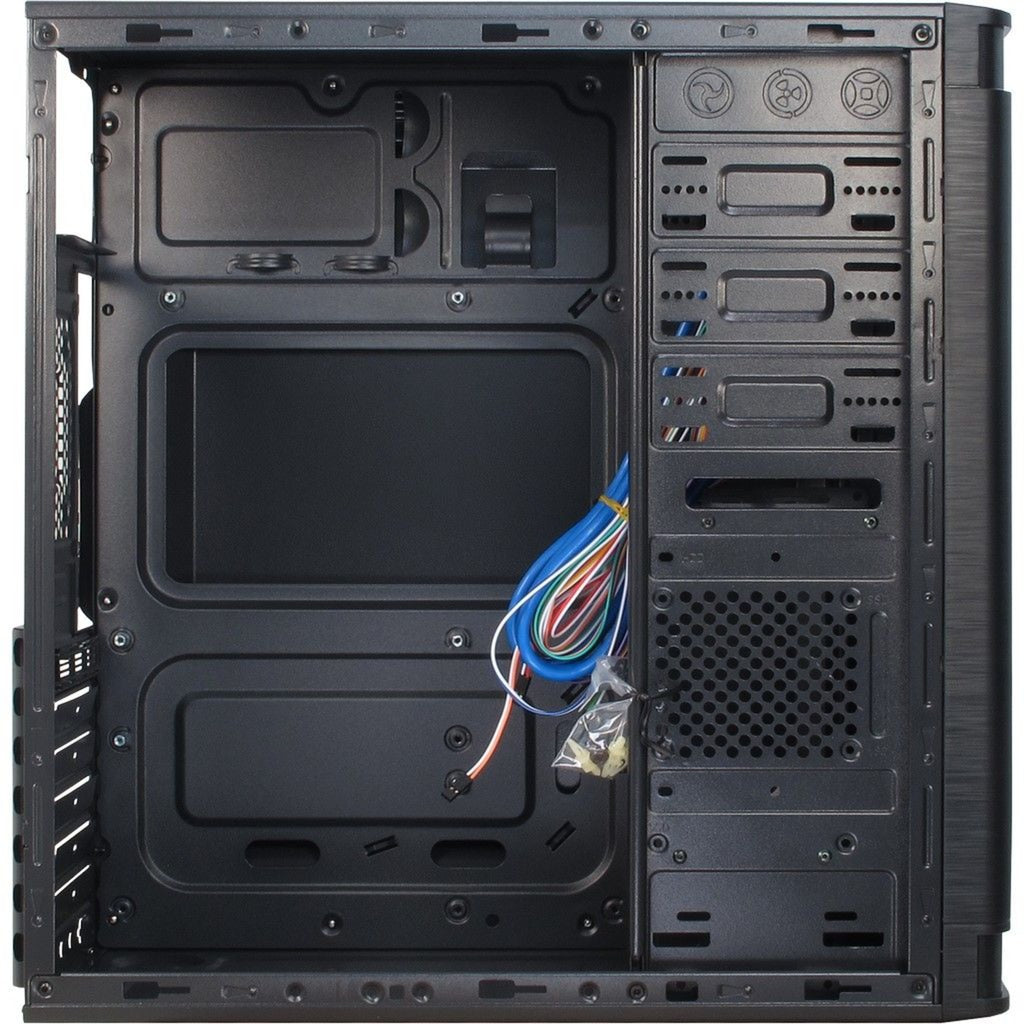Inter-tech it- 5905 midi tower behuizing (zwart | 2x usb-a)