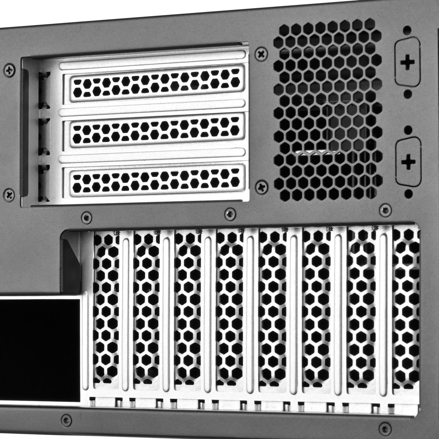 Silverstone rm47-502-i rack behuizing (zwart)