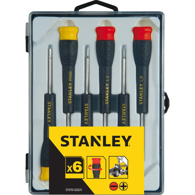 Stanley precisieschroevendraaierset (6-delig)