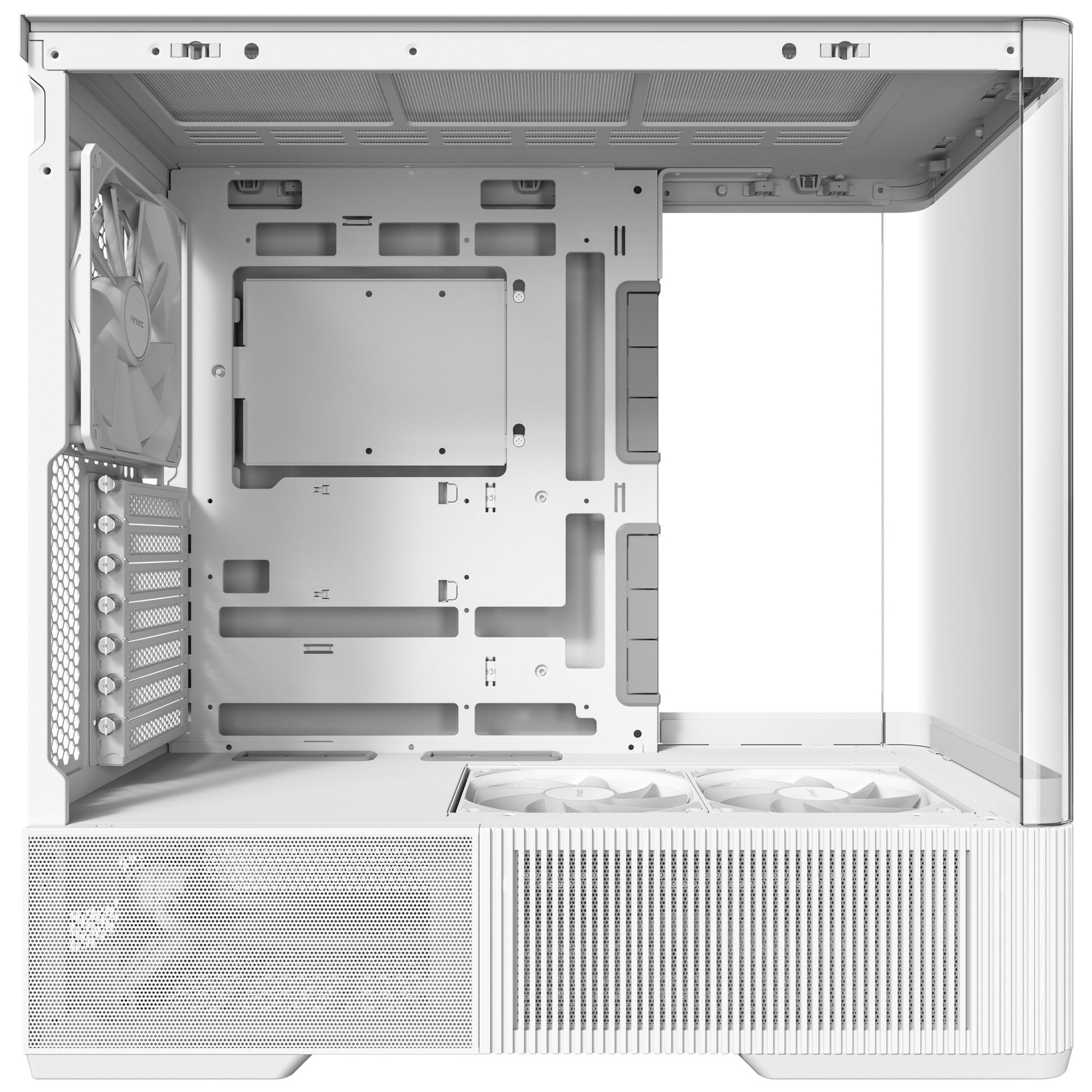 Antec c6 curve air midi tower behuizing (wit | 2x usb-a | 1x usb-c | tempered glass)