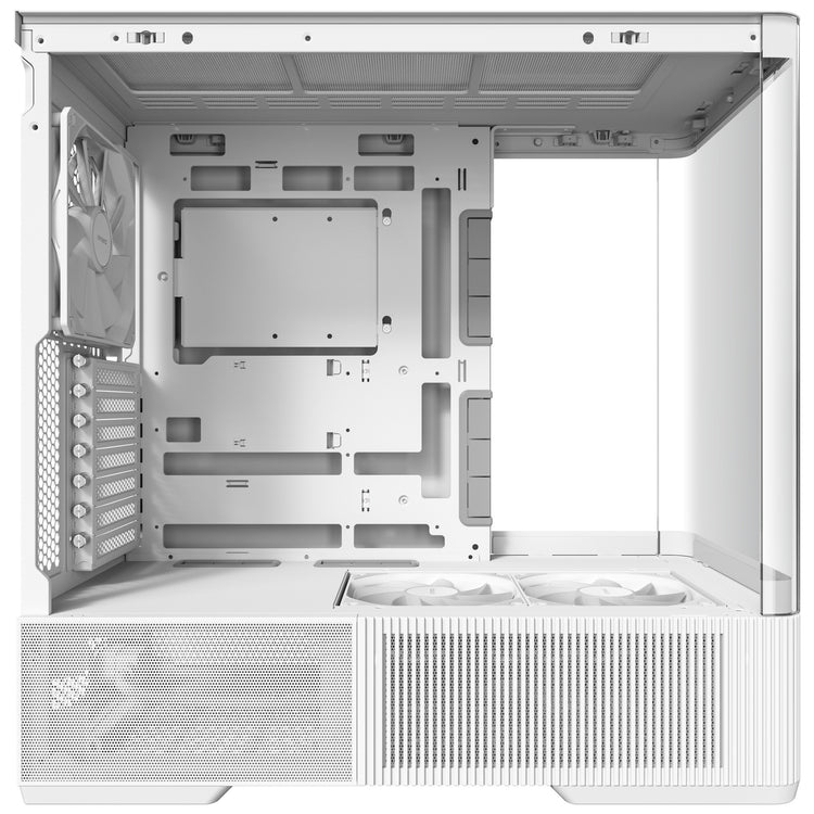 Antec c6 curve air midi tower behuizing (wit | 2x usb-a | 1x usb-c | tempered glass)