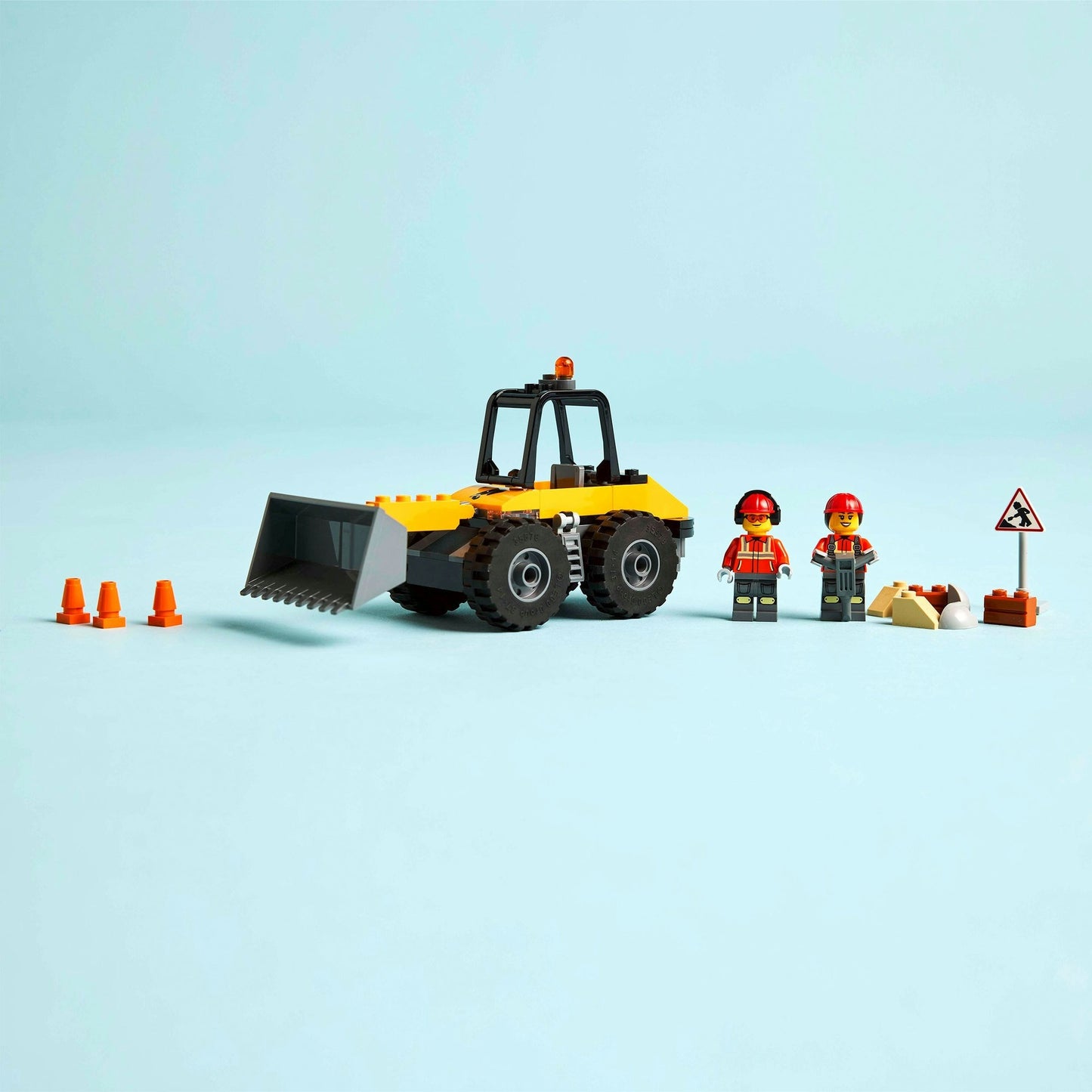 Lego city - gele wiellader constructiespeelgoed (60450)