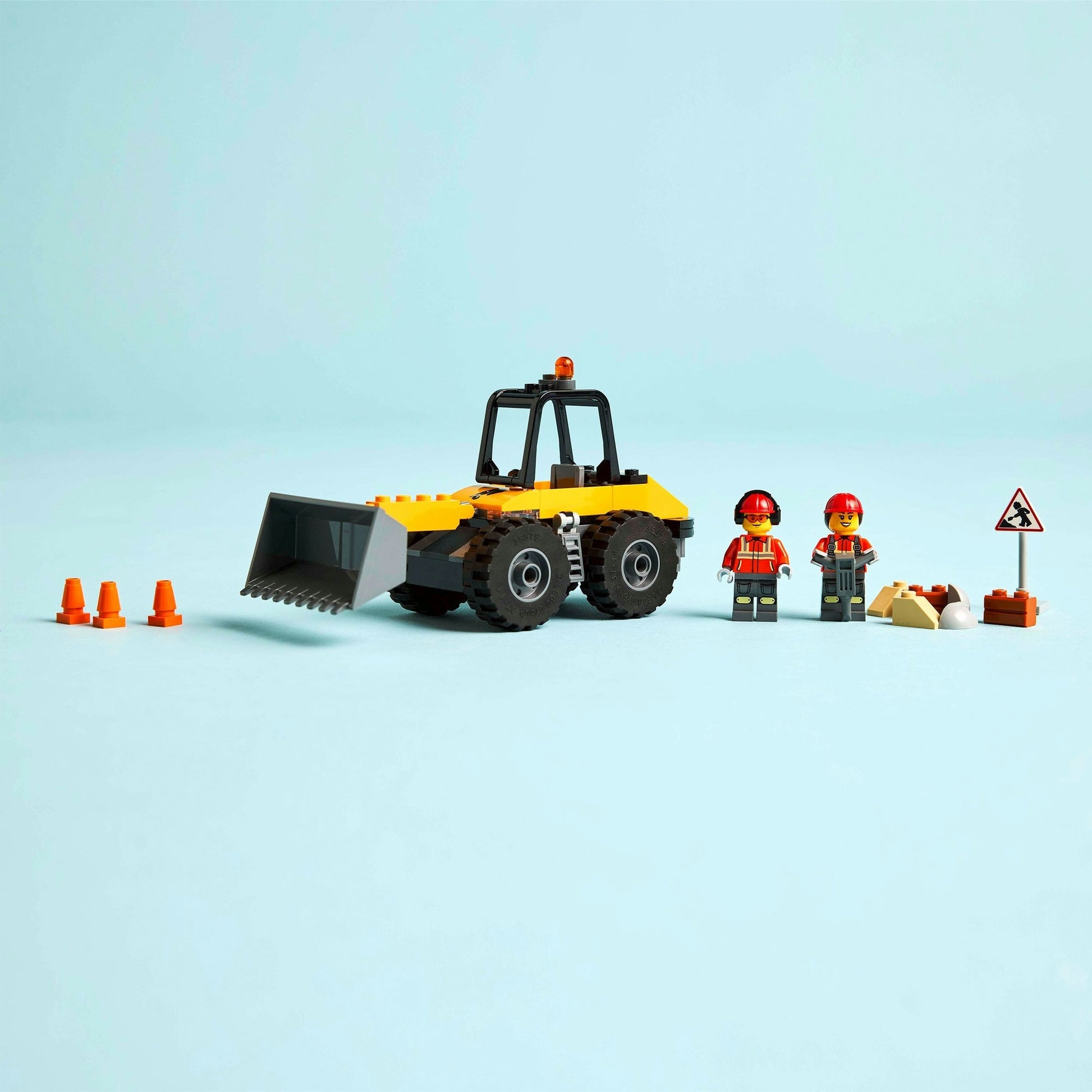Lego city - gele wiellader constructiespeelgoed (60450)