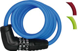 Abus Spiraal Kabelslot 150cm Blauw - Cijferslot - afbeelding 1