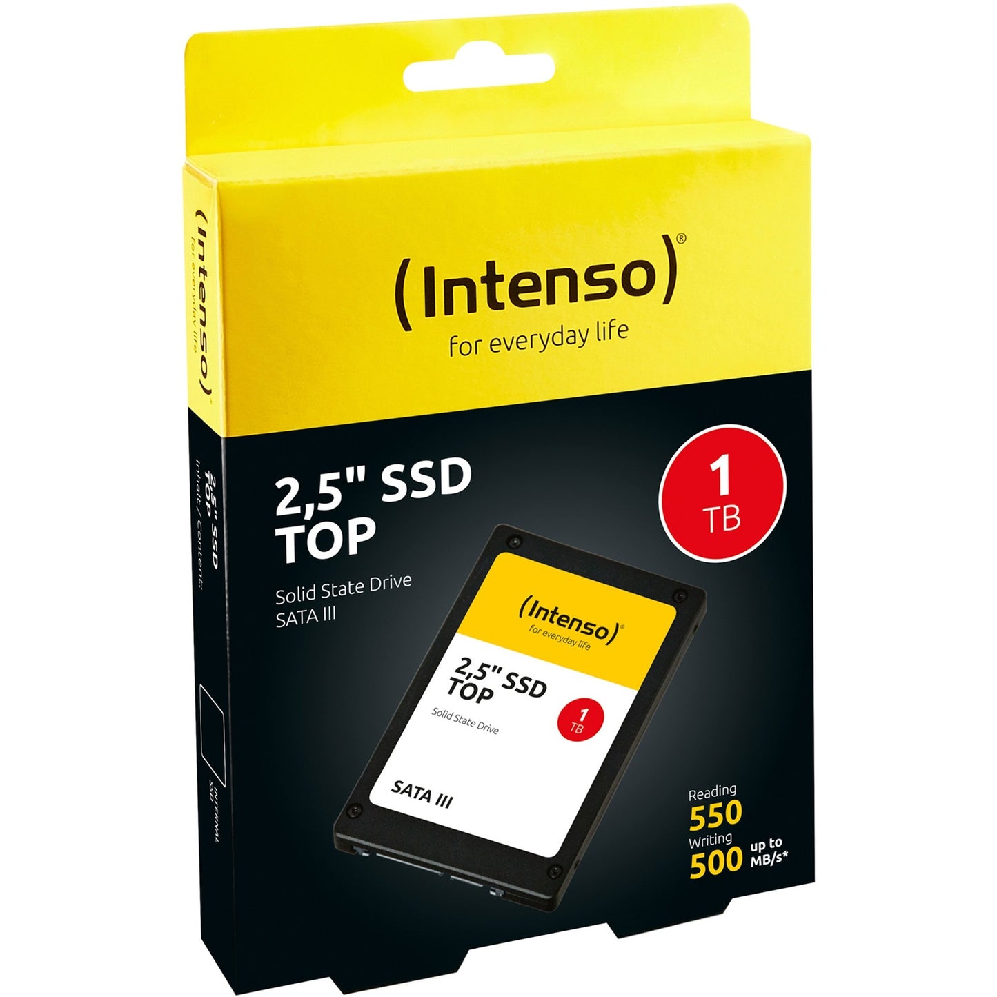Intenso top performance, 1 tb ssd (zwart, 3812460, sata 600)