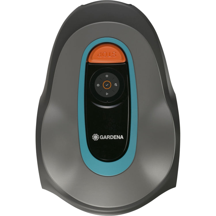 Gardena robotmaaier sileno minimo 500 (grijs turquoise, 500 m², li-ion accu + basisstation inbegrepen, bluetooth)