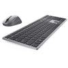 Dell premier multi-device draadloos toetsenbord en draadloze muis - km7321w desktopset (grijs, us lay-out (qwerty), 100%, bluetooth 5.0, dpi:1000 - 4000)