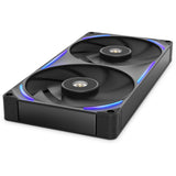 Nzxt performance fan f280x rgb case fans (zwart, 2 stuks, 280 x 140 x 30 mm, pwm) - afbeelding 3