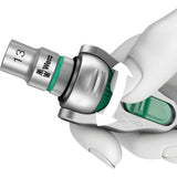 Wera 8100 sc 6 zyklop speed-ratelset, 1 2 -aandrijving gereedschapsset (zwart groen, 28-delig) - afbeelding 6